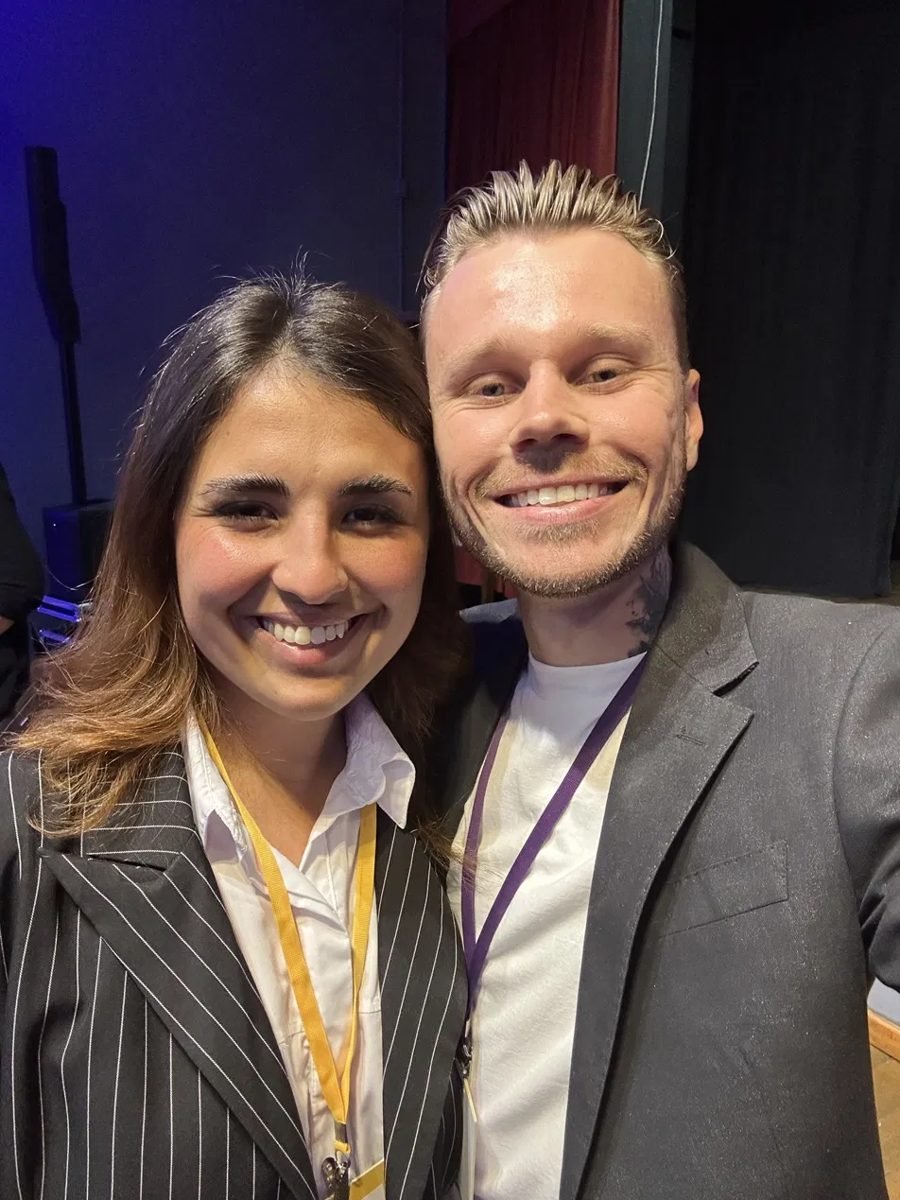 Igor Clécio e sua esposa